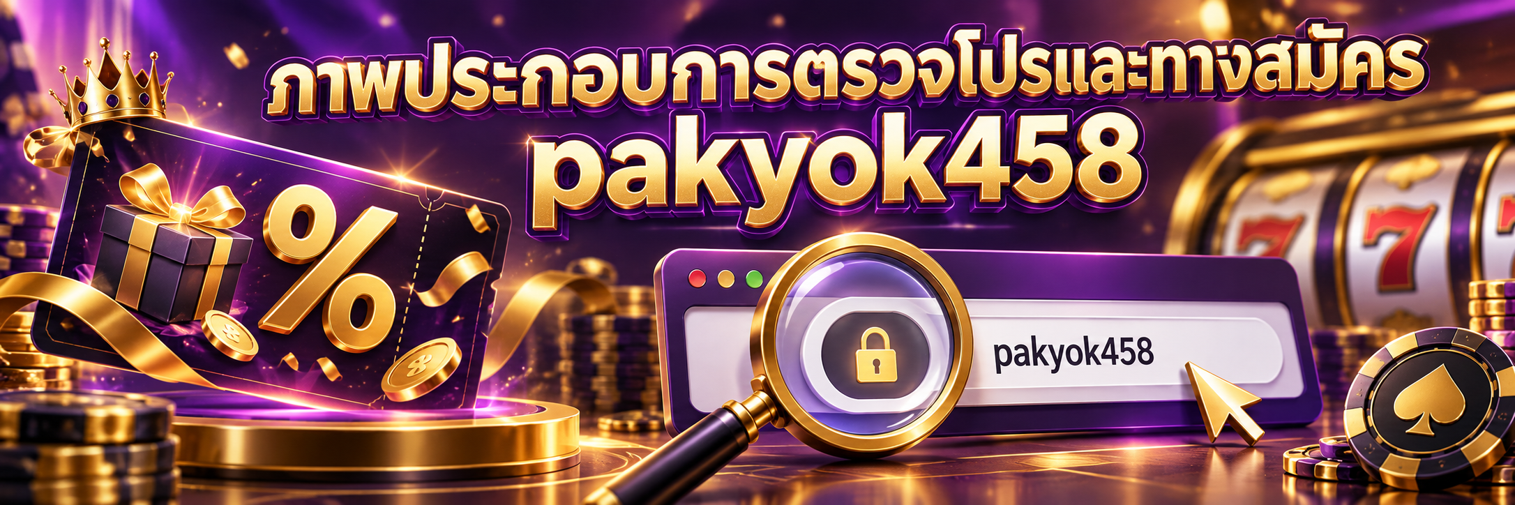 ภาพประกอบการตรวจโปรและทางสมัคร pakyok458