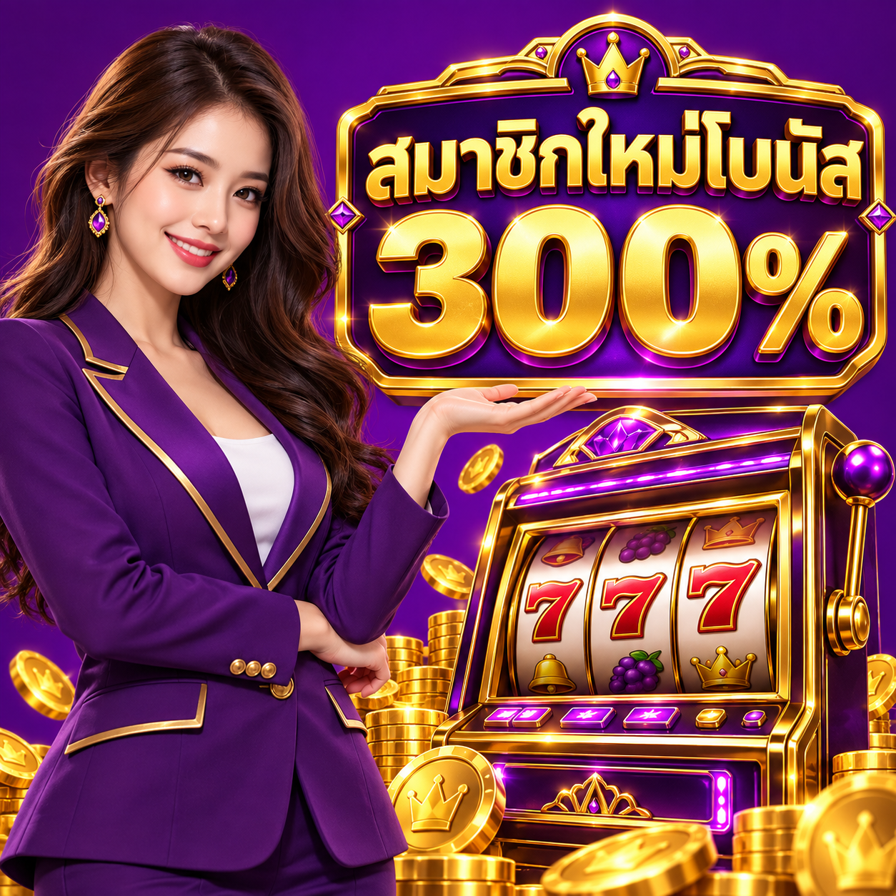 ภาพโปรโมชัน pakyok458 สมาชิกใหม่โบนัส 300%